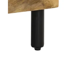 Mueble de TV madera maciza de mango 100x33x46 cm