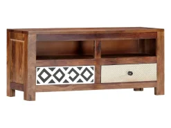 Mueble de TV madera maciza de Sheesham 90x30x40 cm