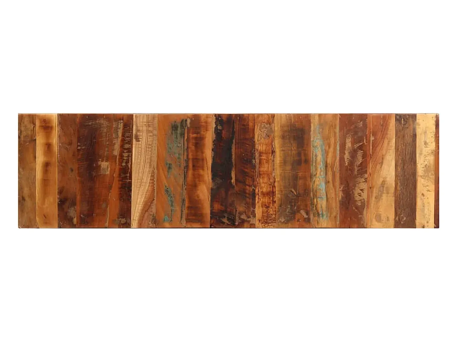 Mueble de TV madera maciza reciclada 110x30x40 cm