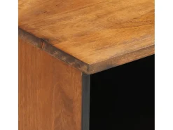 Mueble de TV madera maciza de mango 100x33x46 cm
