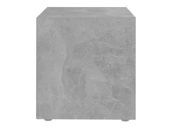 Mueble de TV 2uds madera contrachapada gris hormigón 37x35x37cm ES13266