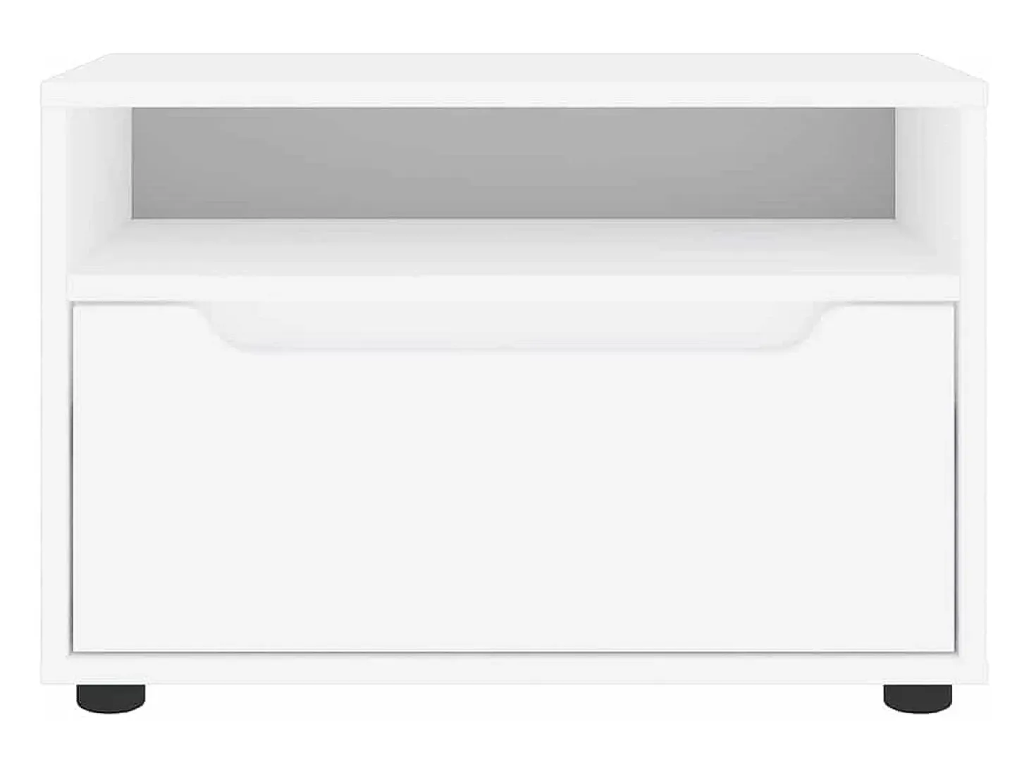 Mueble de TV VISNES blanco 60x40x38 cm madera de ingeniería