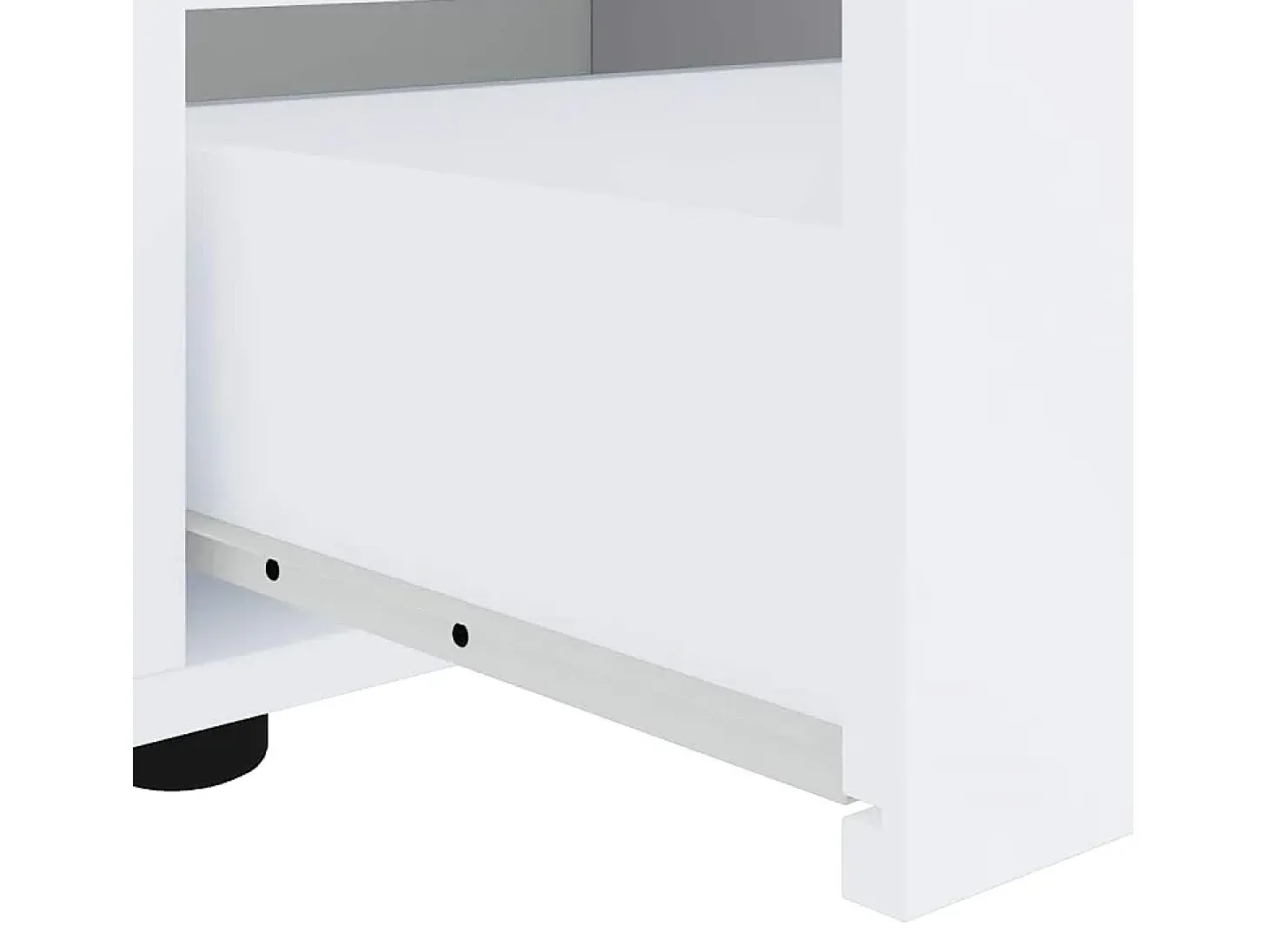 Mueble de TV VISNES blanco 60x40x38 cm madera de ingeniería