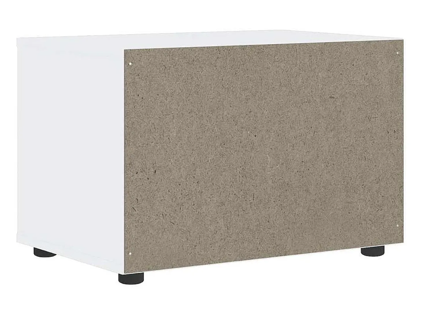 Mueble de TV VISNES blanco 60x40x38 cm madera de ingeniería
