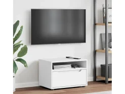 Mueble de TV VISNES blanco 60x40x38 cm madera de ingeniería