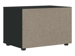 Mueble de TV VISNES negro 60x40x38 cm madera de ingeniería