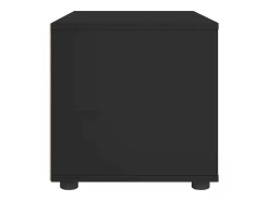 Mueble de TV VISNES negro 100x40x38 cm madera de ingeniería