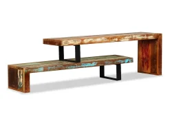 Mueble para la televisón de madera maciza reciclada
