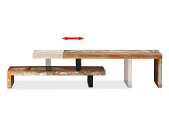Mueble para la televisón de madera maciza reciclada
