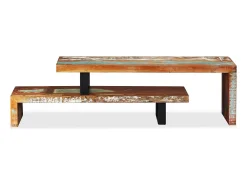 Mueble para la televisón de madera maciza reciclada