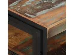 Mueble para la TV de madera maciza reciclada