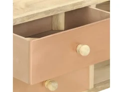 Mueble para la TV madera maciza de mango 110x30x45 cm