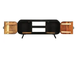 Mueble para la TV madera maciza reciclada 110x30x45 cm