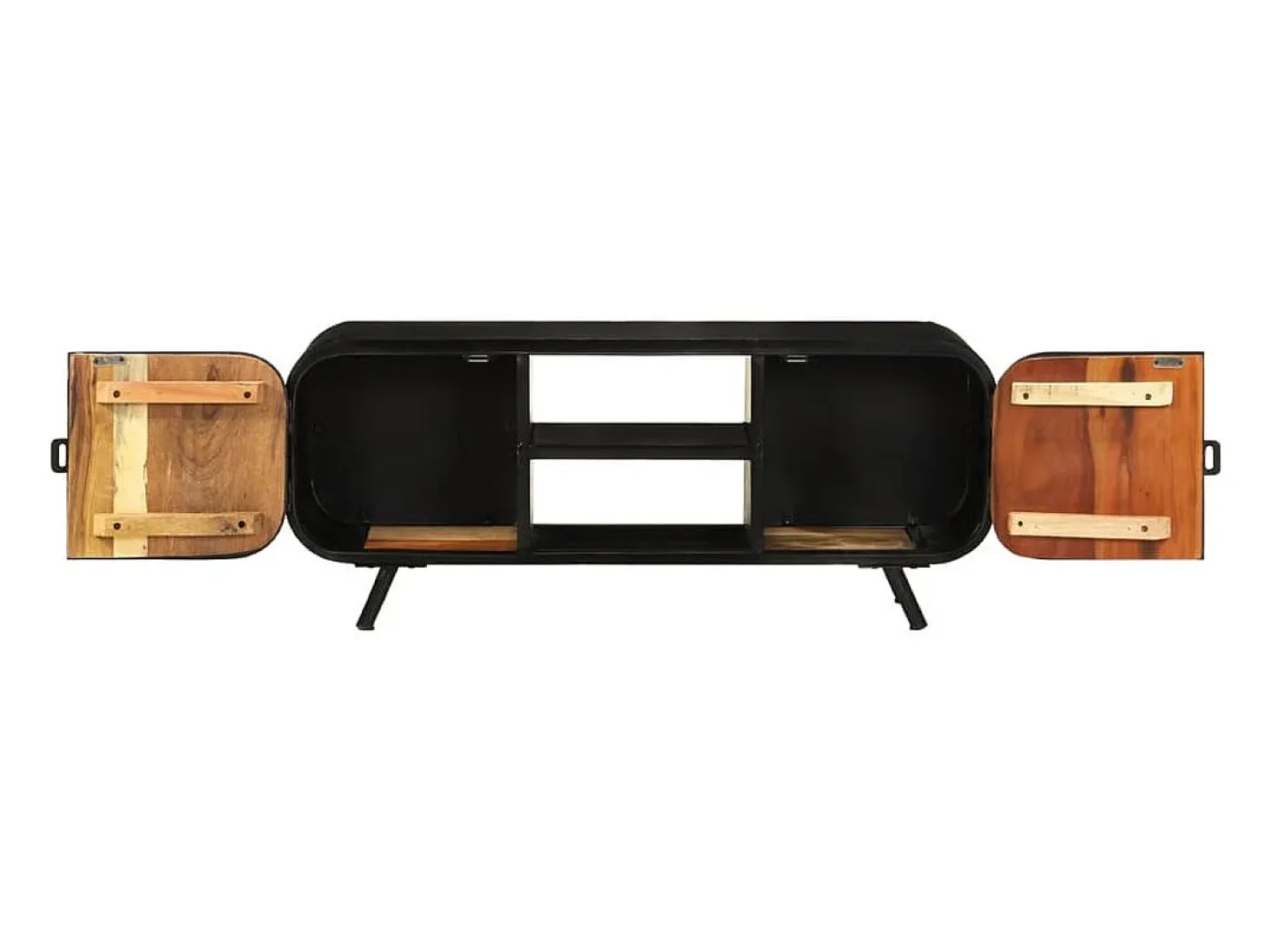 Mueble para la TV madera maciza reciclada 110x30x45 cm