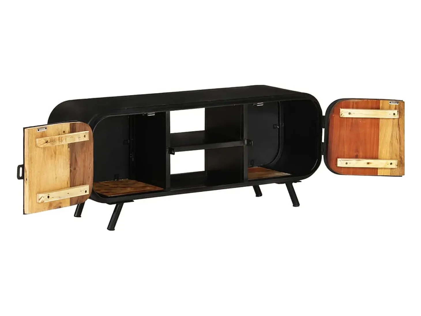 Mueble para la TV madera maciza reciclada 110x30x45 cm