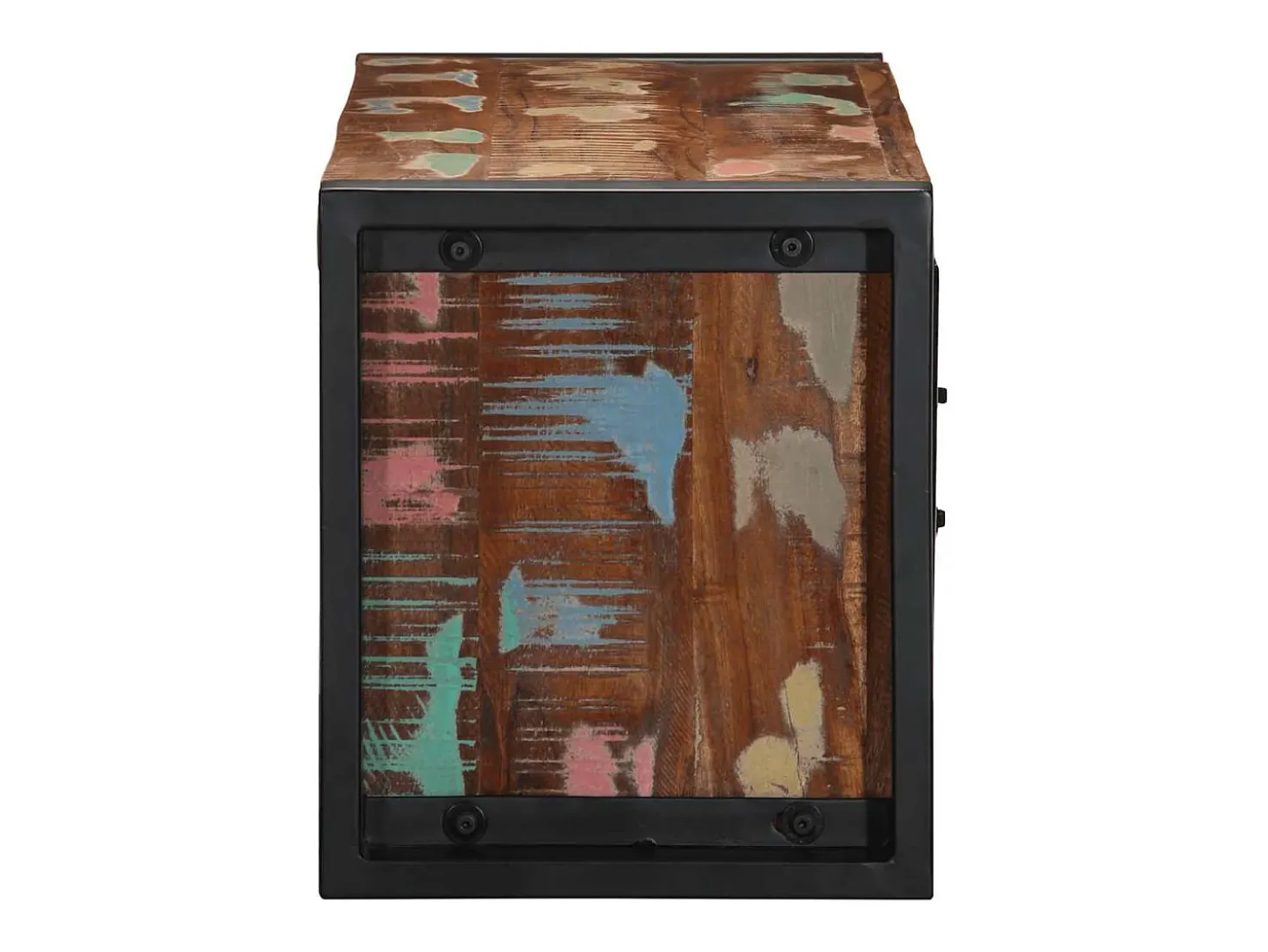 Mueble para la TV 80x30x35 madera maciza reciclada