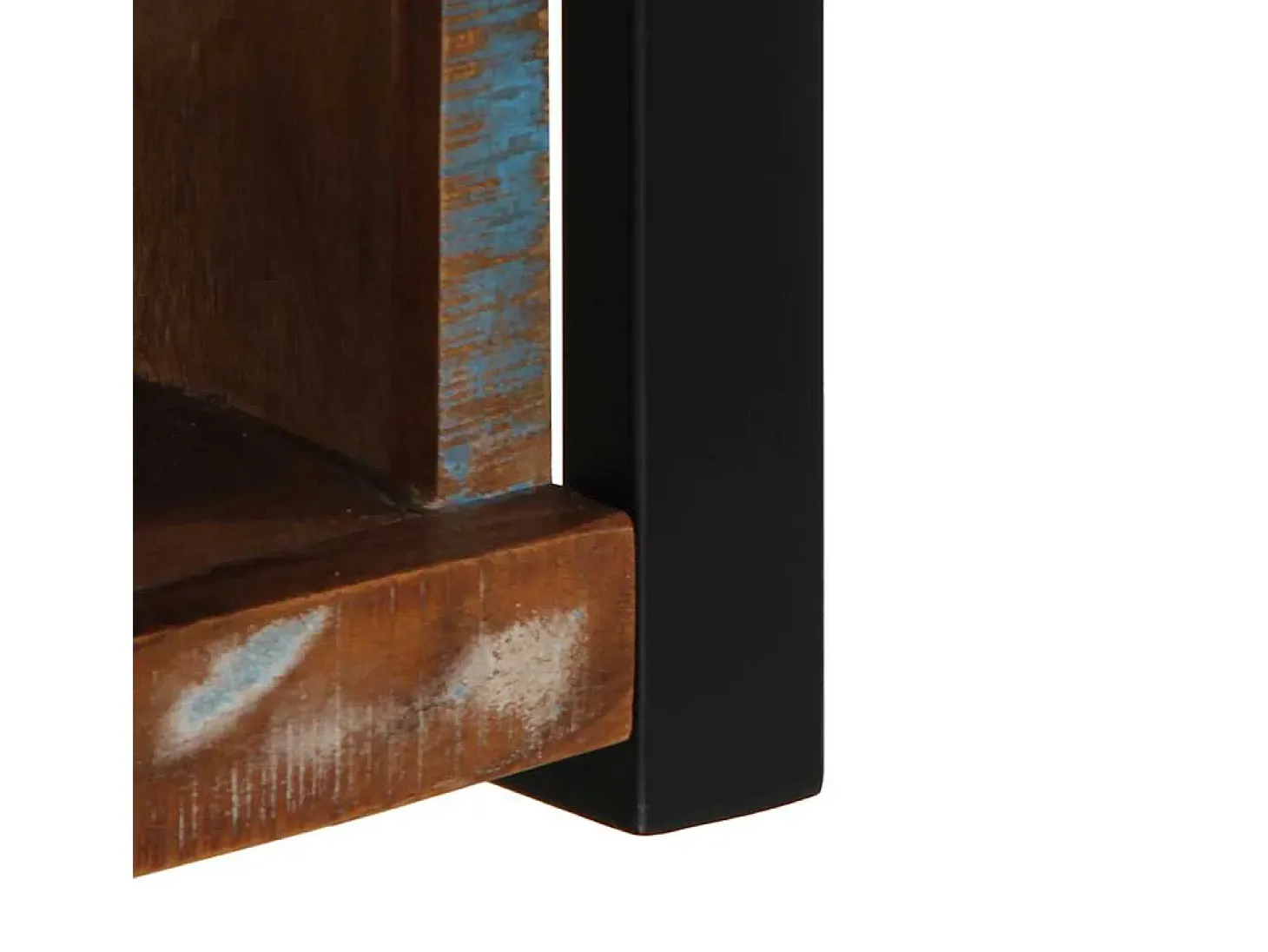 Mueble para la TV 80x30x35 madera maciza reciclada