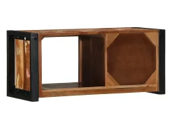 Mueble para la TV 80x30x35 madera maciza reciclada