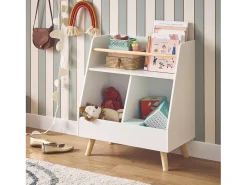 Mueble para niños, 2 compartimentos blanco
