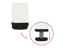 Mueble para TV acero laminado en frío blanco 101,5x39x43,5 cm