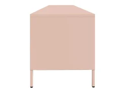 Mueble para TV acero laminado en frío rosa 202x39x43,5 cm