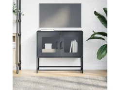 Mueble para TV acero laminado en frío antracita 68x39x60,5 cm