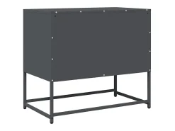 Mueble para TV acero laminado en frío antracita 68x39x60,5 cm