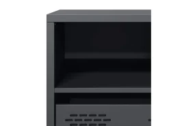 Mueble para TV acero laminado en frío antracita 68x39x43,5 cm