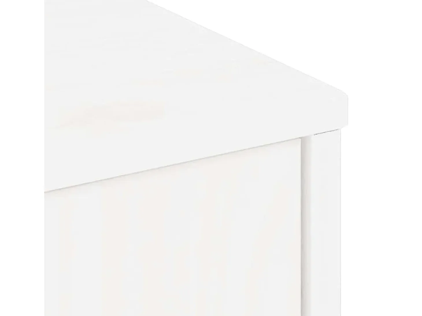 Mueble para TV con cajón ODDA blanco 79x24x40 cm madera pino