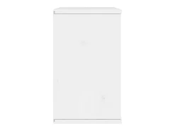 Mueble para TV con cajón ODDA blanco 79x24x40 cm madera pino