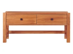 Mueble para TV de madera reciclada de teca 100x40x45 cm