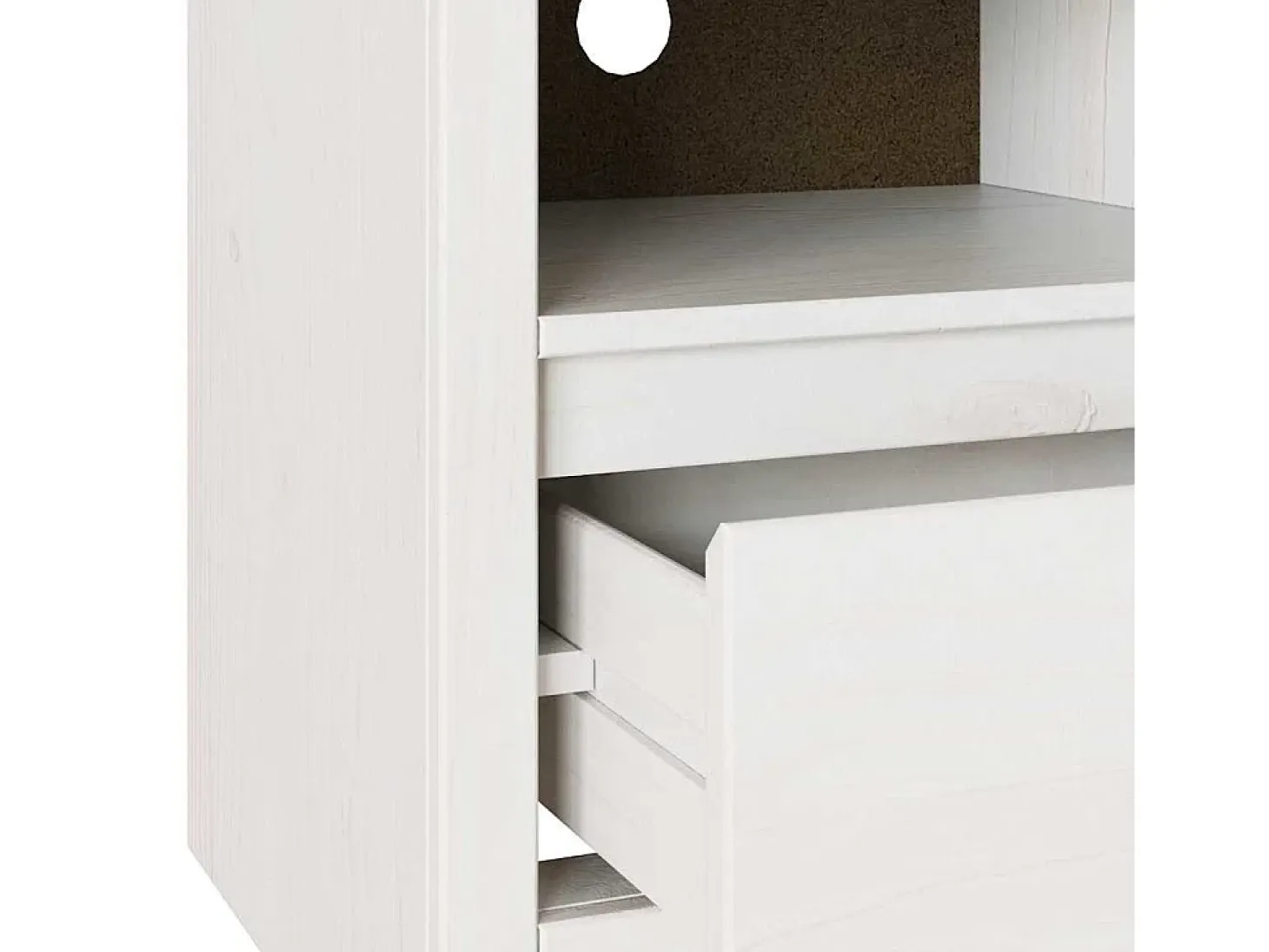 Mueble para TV Drammen 99 x 43 x 55 cm Madera maciza de Pino