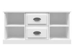 Mueble para TV madera contrachapada blanco 99,5x35,5x48 cm