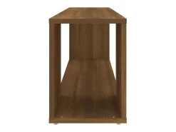 Mueble para TV madera contrachapada roble marrón 100x24x32 cm