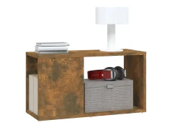 Mueble para TV madera contrachapada roble ahumado 60x24x32 cm