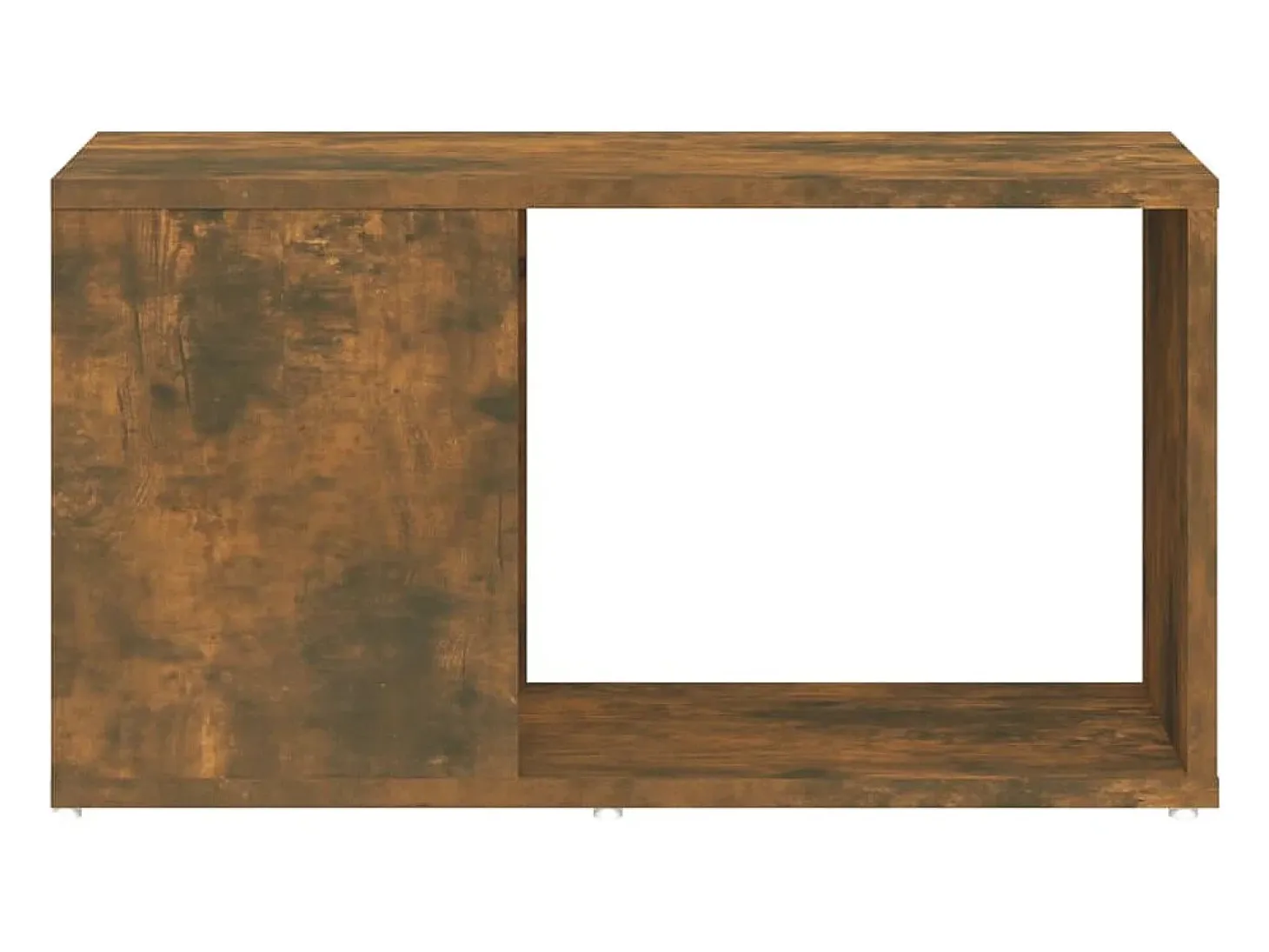 Mueble para TV madera contrachapada roble ahumado 60x24x32 cm