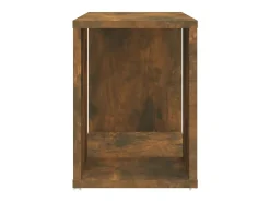 Mueble para TV madera contrachapada roble ahumado 60x24x32 cm