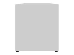 Mueble para TV madera contrachapada blanco 120x34x37 cm