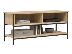 Mueble para TV madera contrachapada roble Sonoma 100x35x45 cm ES13329