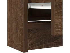 Mueble para TV madera contrachapada marrón roble 60x35x54 cm