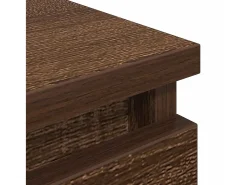 Mueble para TV madera contrachapada marrón roble 60x35x54 cm