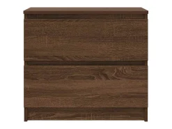 Mueble para TV madera contrachapada marrón roble 60x35x54 cm