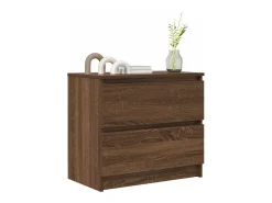 Mueble para TV madera contrachapada marrón roble 60x35x54 cm