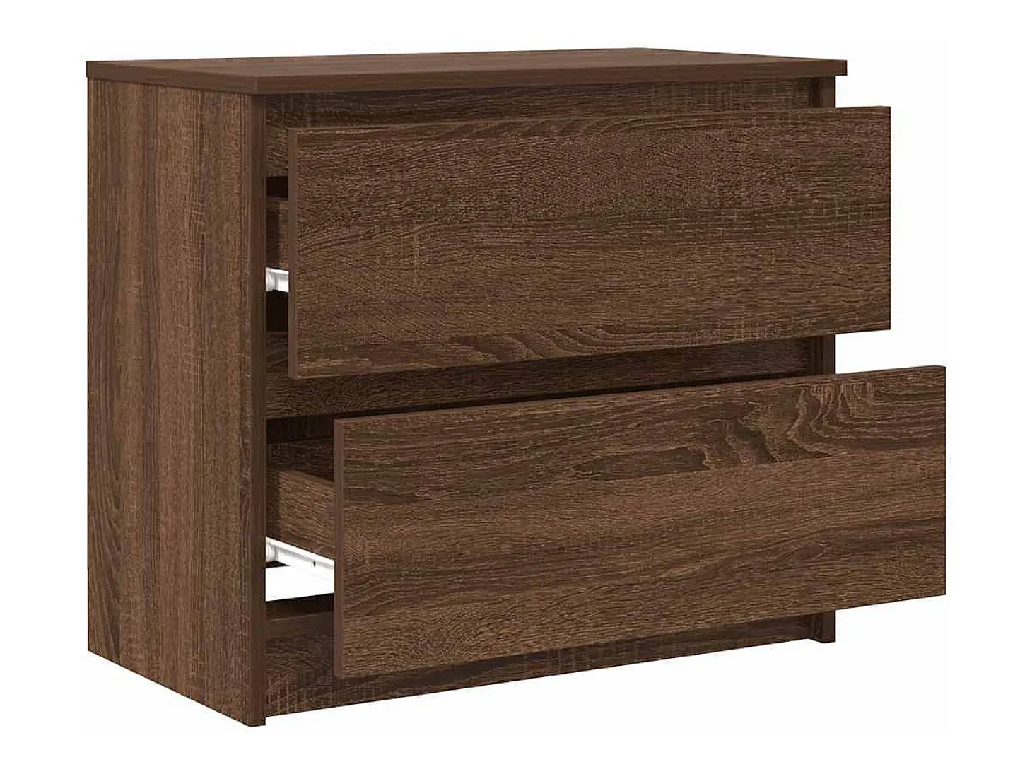 Mueble para TV madera contrachapada marrón roble 60x35x54 cm