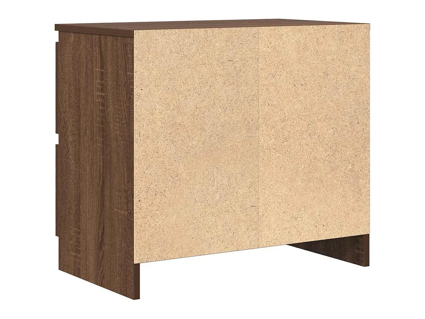 Mueble para TV madera contrachapada marrón roble 60x35x54 cm