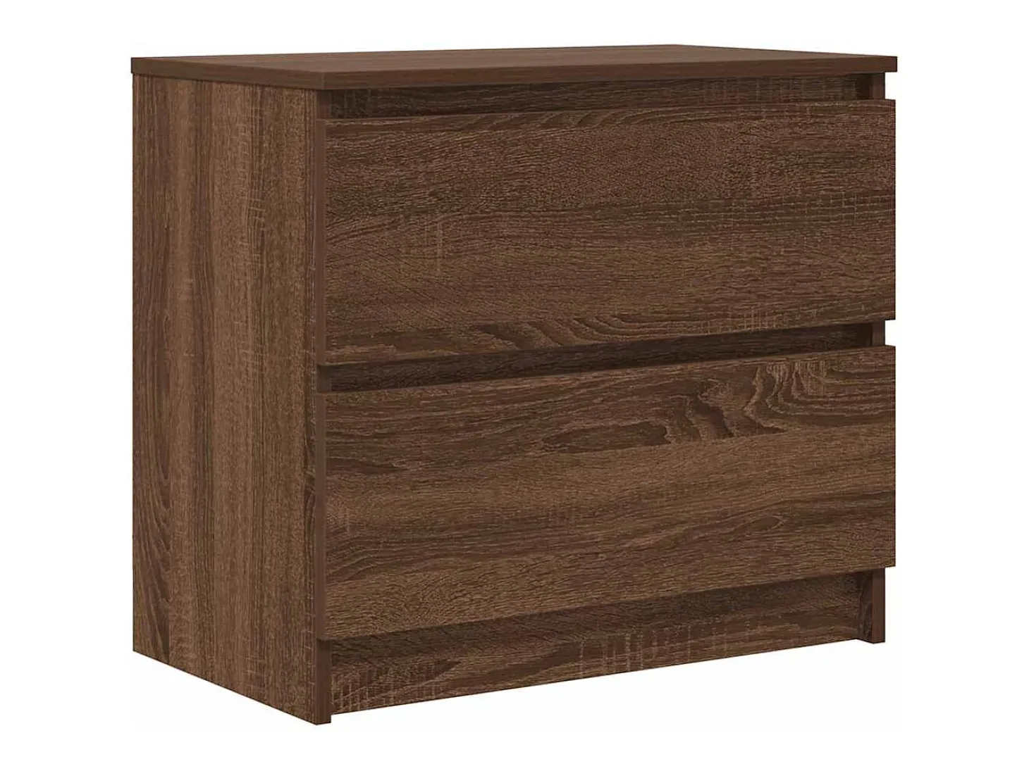 Mueble para TV madera contrachapada marrón roble 60x35x54 cm