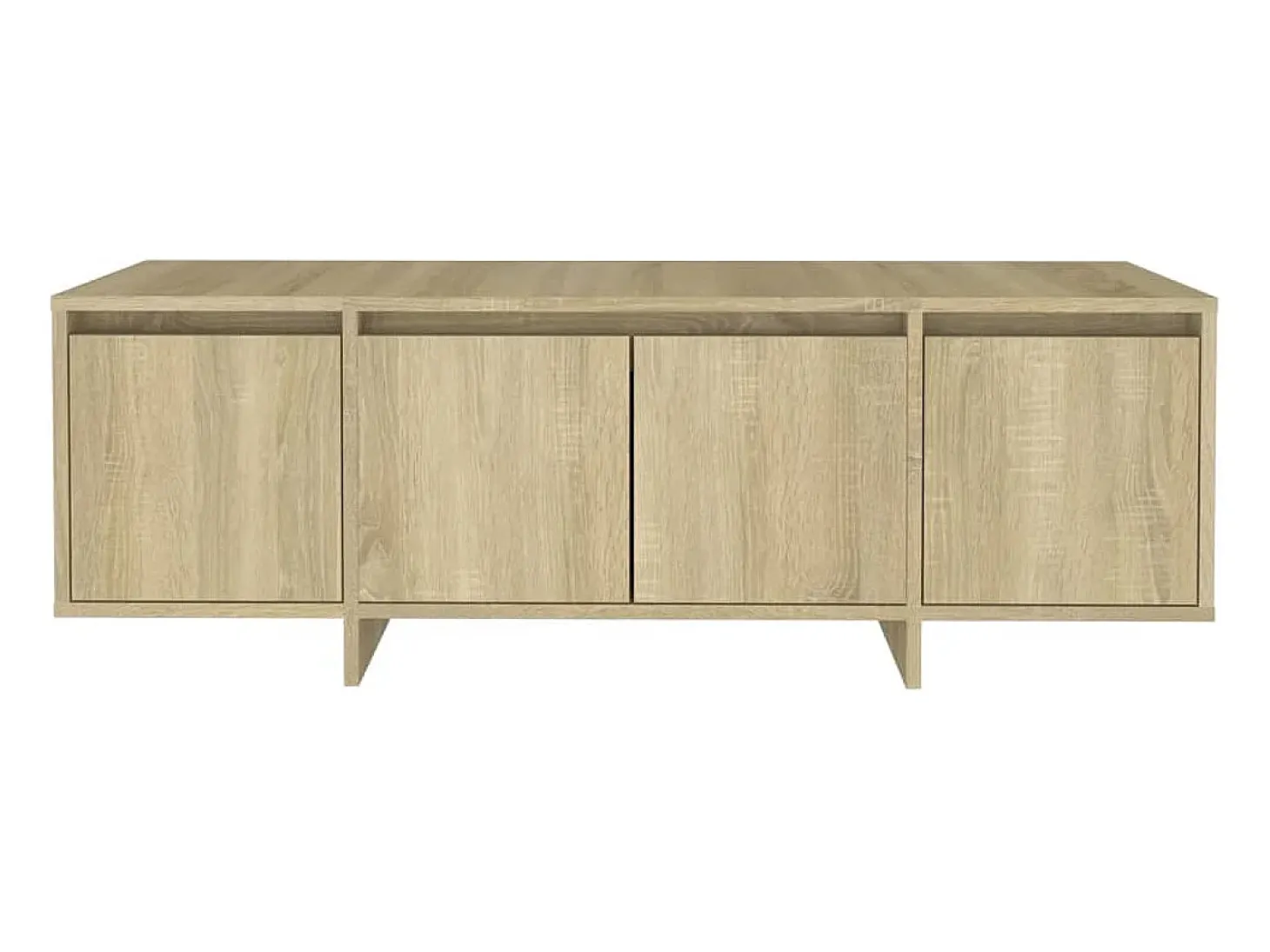 Mueble para TV madera contrachapada roble Sonoma 120x30x40,5 cm