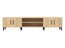 Mueble para TV madera contrachapada roble Sonoma 180x31,5x40 cm