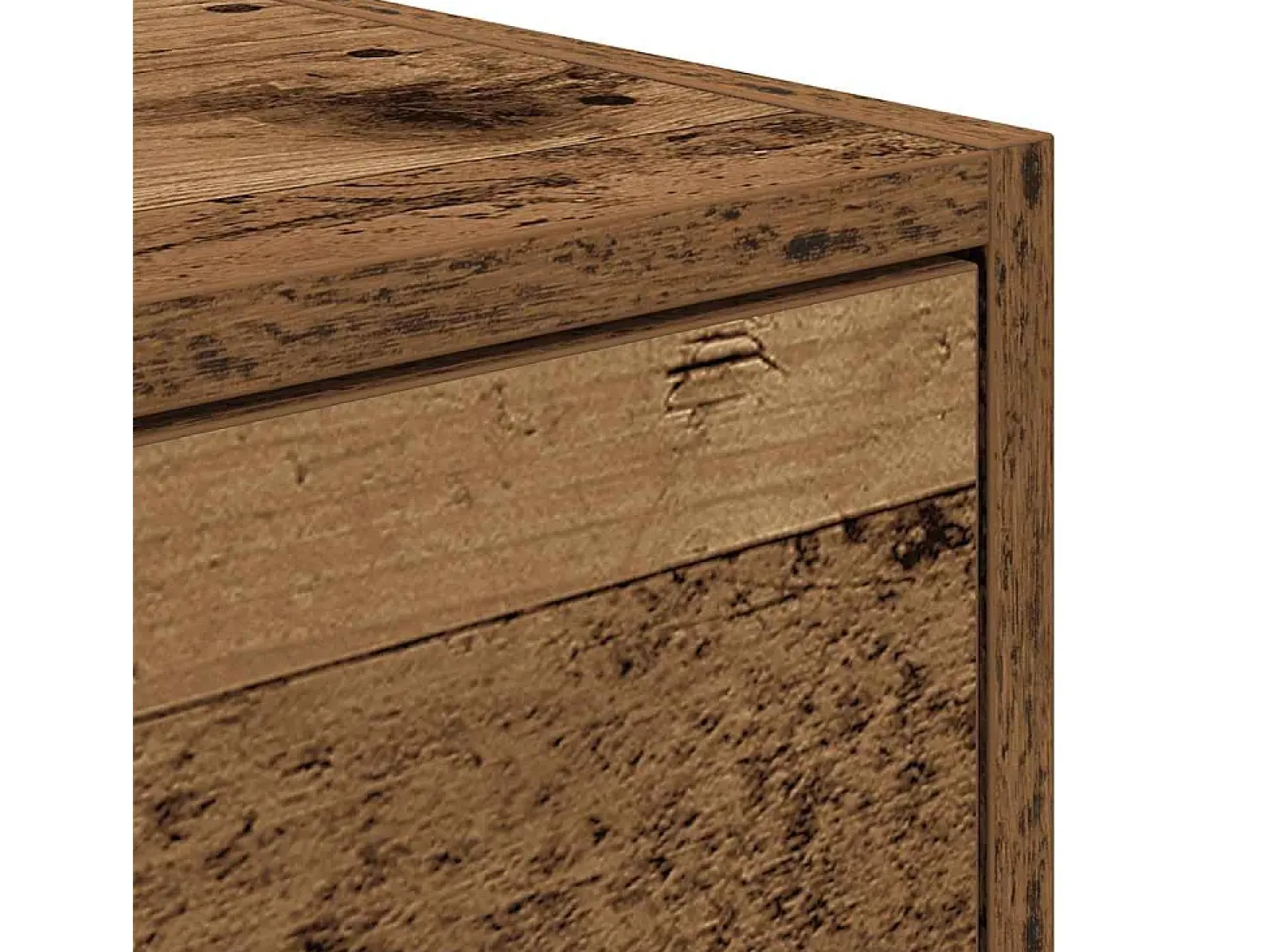 Mueble para TV madera contrachapada envejecida 80x31x25,5 cm