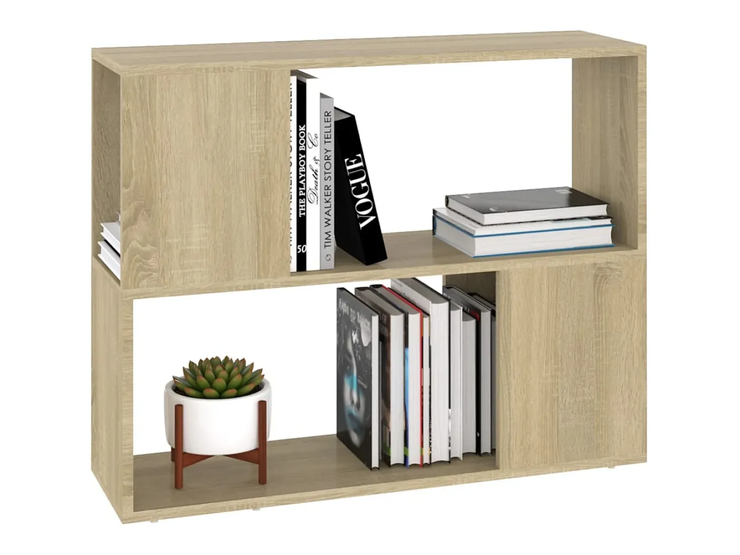 Mueble para TV madera contrachapada roble Sonoma 80x24x63 cm